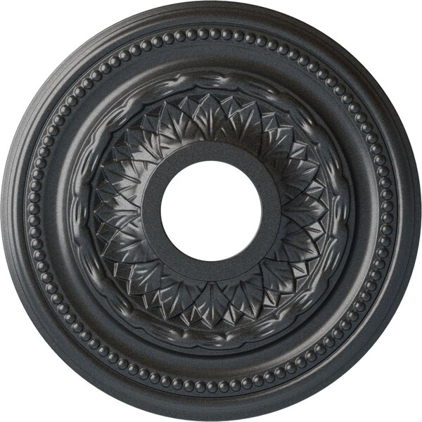 Ekena Millwork Galway Ceiling Medallion (Fits Canopies up to 3 1/4"), 15 3/4"OD x 3 1/4"ID x 1"P, Pewter CM15GAPES - main